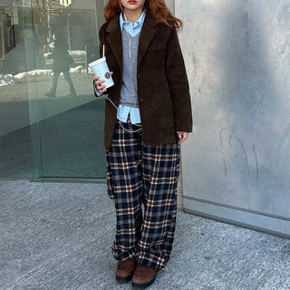 (Unisex) Banding Check Pants