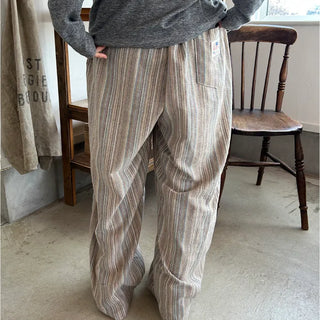 Striped Banding Pants
