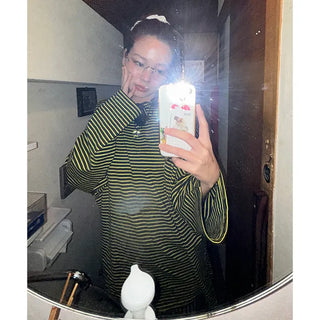 Oversized striped T-shirt