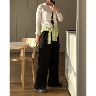 Button-up long T-shirt
