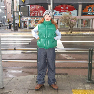 Pocket wide denim pants