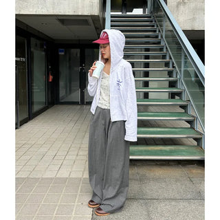 Classic striped slacks