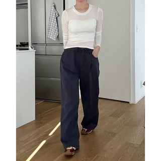 Basic Banding Cotton Pants