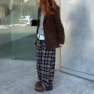 (Unisex) Banding Check Pants