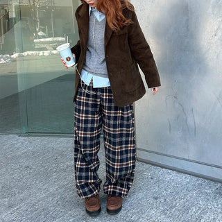 (Unisex) Banding Check Pants