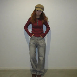 Smoky Wide Denim Pants