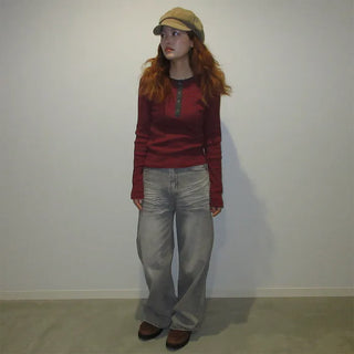 Smoky Wide Denim Pants