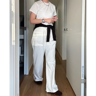 Basic Banding Cotton Pants