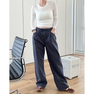 Basic Banding Cotton Pants