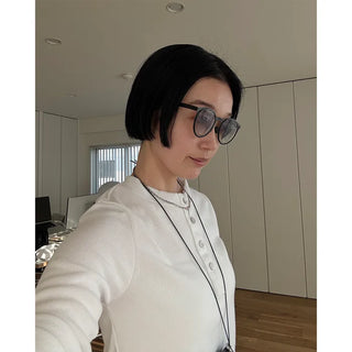 Button-up long T-shirt