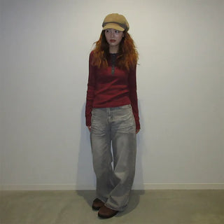 Smoky Wide Denim Pants