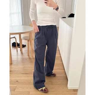 Basic Banding Cotton Pants