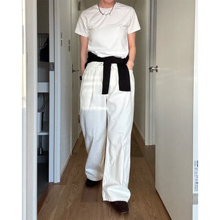 Basic Banding Cotton Pants