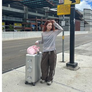 Low-rise track pants
