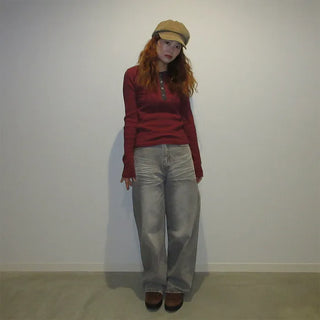 Smoky Wide Denim Pants