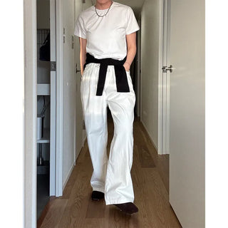 Basic Banding Cotton Pants