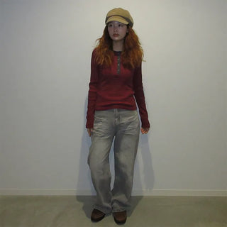 Smoky Wide Denim Pants