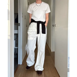 Basic Banding Cotton Pants