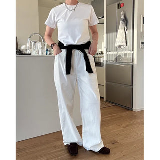 Basic Banding Cotton Pants
