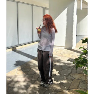 Sheer, languid long sleeveless top