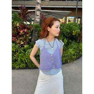 Cropped basic T-shirt
