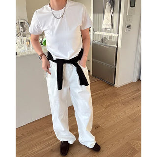 Basic Banding Cotton Pants