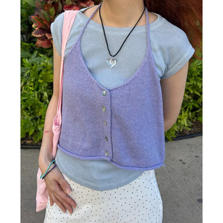 Cropped basic T-shirt