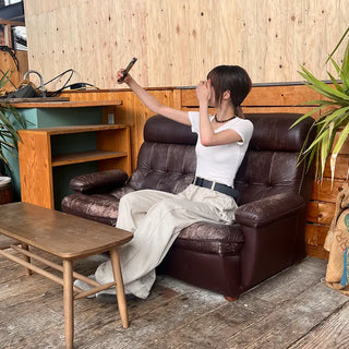 Side-strap wide-leg pants