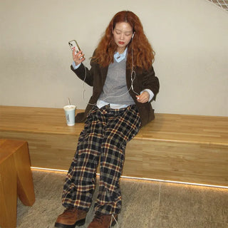 (Unisex) Banding Check Pants