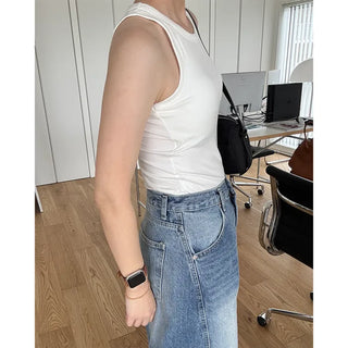 Plain Basic Padded Tank Top