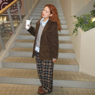 (Unisex) Banding Check Pants