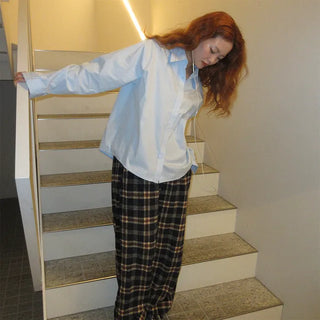 (Unisex) Banding Check Pants