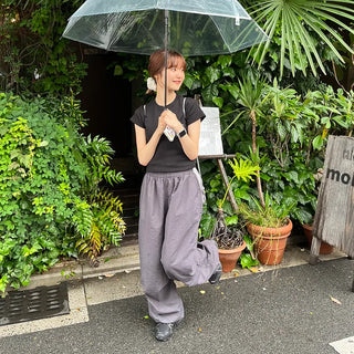 Hearts Nylon Banding Pants