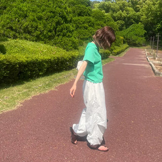 Hearts Nylon Banding Pants