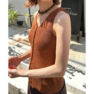 Glossy Brown Ball Necklace