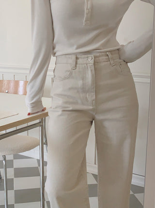 (basic/long) Denim Pants - 4 sizes