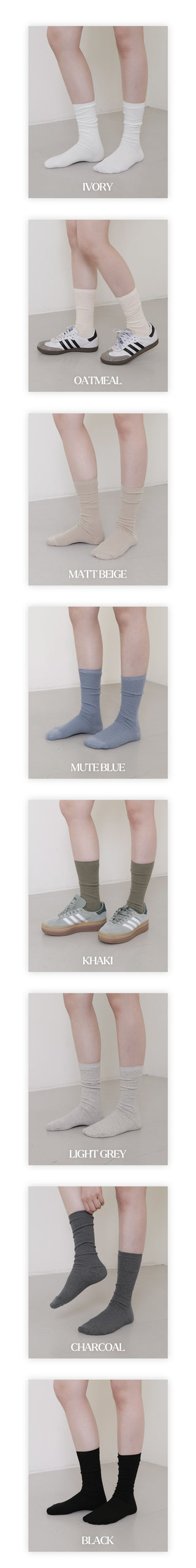 Daily Long Socks - 8 Colors