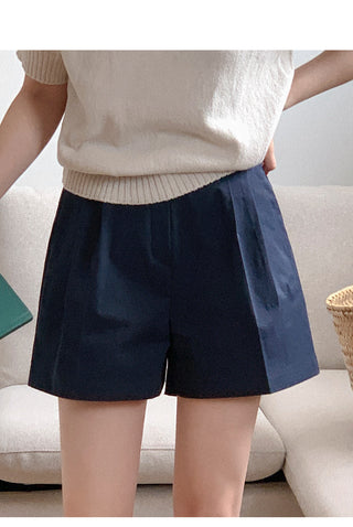 Pintuck Banding Half Pants