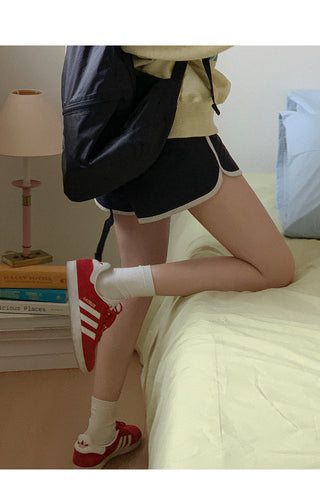 Linen sporty shorts