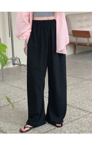 Point Wide Banding Pants