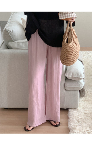 Wide Banding Pants