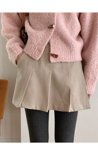 Unique pleated skirt