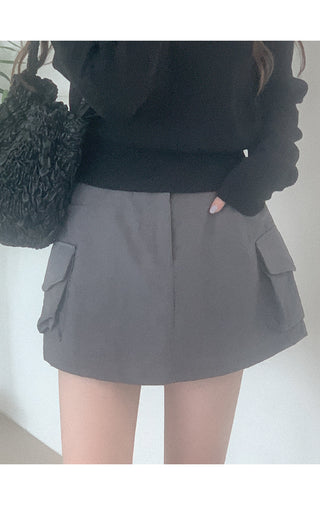 Cargo mini skirt