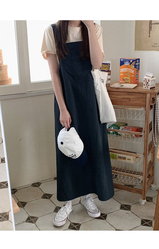 Overalls Long Camisole Dress