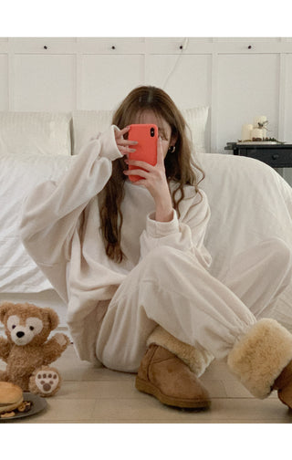 Fleece jersey set