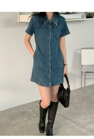 Vintage denim tunic
