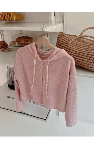 Limis Terry Hooded Cardigan