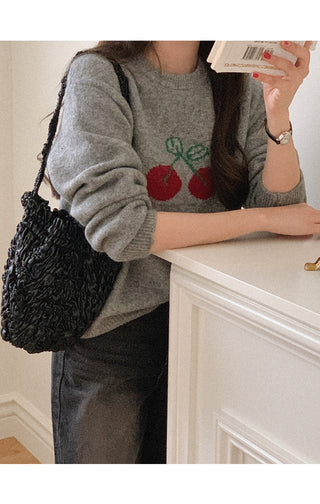 Cherry Wool Knit