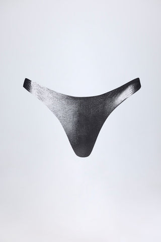 Cheeky Bikini Bottoms in Silver
