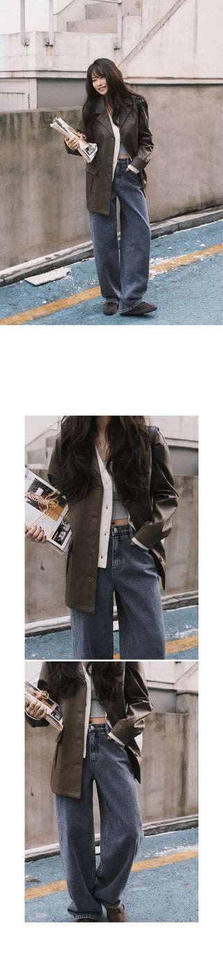 Daily Wide Denim Pants